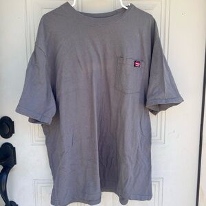 Wrangler Men’s Charcoal Grey Short Sleeve Tee size 2XL